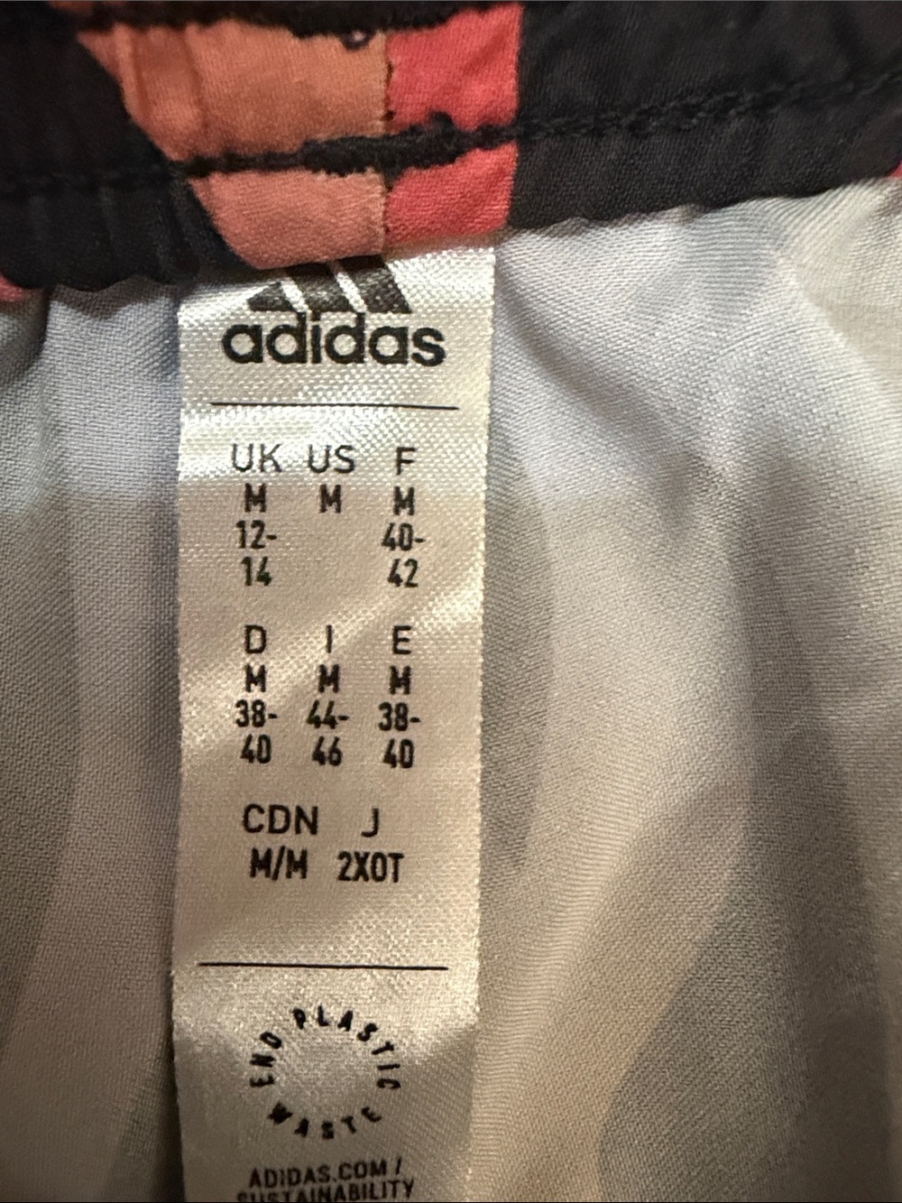 adidas Shorts Rainbow Zebra Print Running - Picture 2 of 10